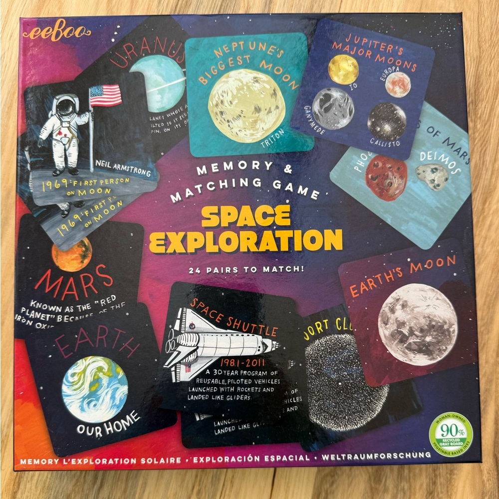 Space Exploration Memory & Matching Game